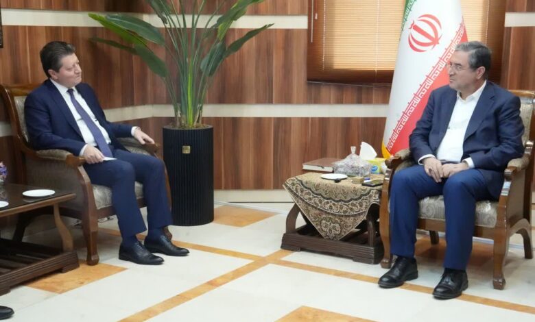 رضا رحمانی استاندار آذربایجان غربی در دیدار با مسلم آی گون سرکنسول ترکیه