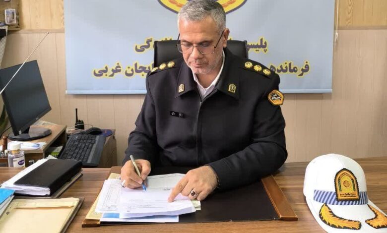 سرهنگ حاتم ابراهیمی رئیس پلیس راهور آذربایجان غربی