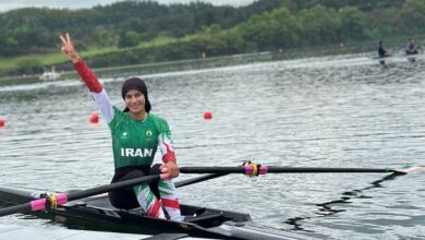 نشان طلای رقابتهای روئینگ قهرمانی آسیا به بانوی قایقران ارومیهای رسید