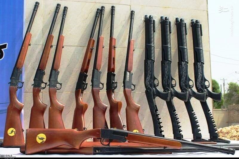 42 قبضه اسلحه غیرمجاز جنگی و شکاری در شهرستان مهاباد کشف و ضبط شد